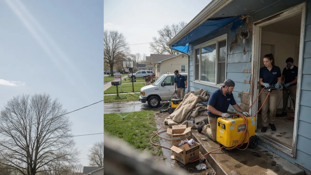 Basement Flood Cleanup in Columbia City, IN near me